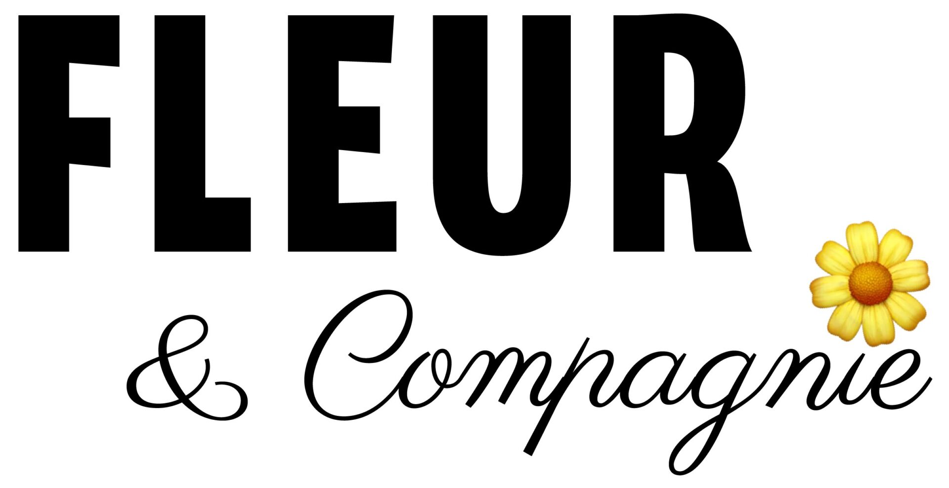 logo enseigne FLEUR & COMPAGNIE